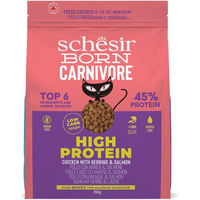 Produktbild von Schesir Born Carnivore Katzenfutter Huhn und Hering Getreidefrei Adult 255 g - 4 x 255 g