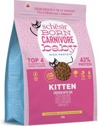 Schesir Born Carnivore Kitten Futter Huhn mit Ei getreidefrei 255 g – Bild 1 von 1