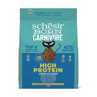 Produktbild von Schesir Born Carnivore Trockenfutter für ausgewachsene Katzen Hering und Lachs getreidefrei 2 x 255 g - 2 x 255 g