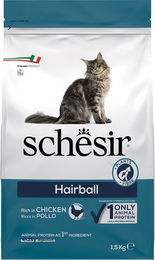 Schesir Cat Adult Trockenfutter Huhn Haarballen Monoprotein Hypoallergen 1,5 kg - 1,5 kg – Bild 1 von 6