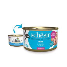 Schesir Cat Complete Katzenfutter Thunfisch in Sauce 12x85g ohne Farb- und Aromastoffe – Bild 1 von 2