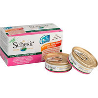 Produktbild von Schesir Cat Light Hühnerfilet mit Schinken für Katzen 6x50g - 6 x 50 g