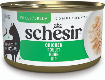 Schesir Complements Hühnerfilets in Gelee Katzen Nassfutter Adult 6 x 70 g - 6 x 70 g – Bild 1 von 2