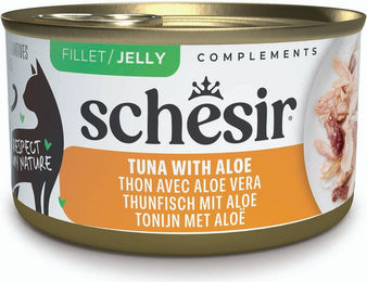 Schesir Complements Katzen Nassfutter Thunfisch mit Aloe in Gelee Adult 6 x 70 g - 6 x 70 g – Bild 1 von 2