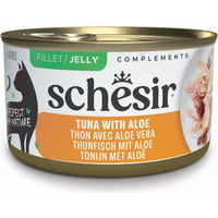 Produktbild von Schesir Complements Katzen Nassfutter Thunfisch mit Aloe in Gelee Adult 6 x 70 g - 6 x 70 g