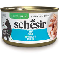 Produktbild von Schesir Complements Katzenfutter in Gelee Thunfisch Adult 24 x 70 g