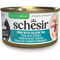 Produktbild von Schesir Complements Katzenfutter in Gelee Thunfisch mit Gelbschwanzmakrele 12 x 70 g