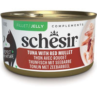 Produktbild von Schesir Complements Katzenfutter in Gelee Thunfisch mit Rotbarbe 12 x 70 g