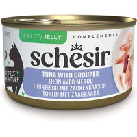 Produktbild von Schesir Complements Katzenfutter in Gelee Thunfisch mit Zackenbarsch 12 x 70 g