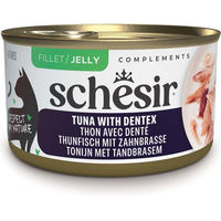 Produktbild von Schesir Complements Katzenfutter in Gelee Thunfisch mit Zahnbrassen 12 x 70 g