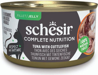 Schesir Complete Nutrition Katzen Nassfutter Thunfisch mit Fisch in Gelee Adult 6 x 85 g glutenfrei - 6 x 85 g – Bild 1 von 10