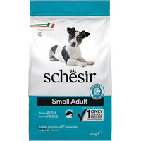 Produktbild von Schesir Dog Small Adult Hundefutter mit Fisch Monoprotein für kleine Rassen 2 x 2 kg - 2 x 2 kg