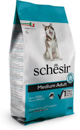 Schesir Dog Trockenhundefutter Adult Mittelgroße Rassen Monoprotein Fisch Hering Thunfisch 12 kg - 12 kg – Bild 1 von 5