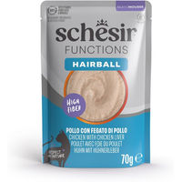 Produktbild von Schesir Functions Mousse Urinary Thunfisch und Algen Katzenfutter 24 x 70 g