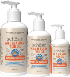 Schesir Grizzly Wild Alaskan Fischöl mit Lachs und Kabeljau zur Nahrungsergänzung 1000 ml – Bild 1 von 2
