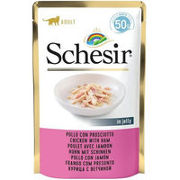 Produktbild von Schesir Katzen Leckerli Huhn und Schinken 50 g