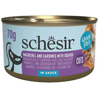 Produktbild von Schesir Katzen Nassfutter Grill Sardinen und Makrelen in Soße getreidefrei 70 g