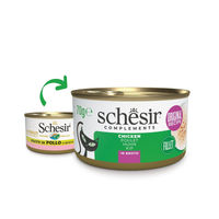 Produktbild von Schesir Katzen Nassfutter Huhn in Brühe 12x70 g