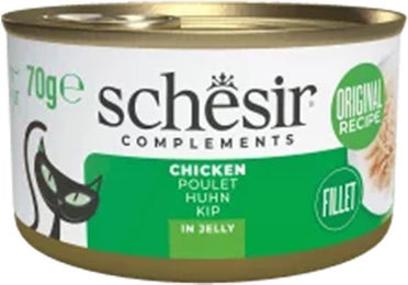 Schesir Katzen Nassfutter Huhn in Gelee 12x70g ohne Farb- und Aromastoffe – Bild 1 von 2