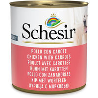 Produktbild von Schesir Katzen Nassfutter Huhn mit Karotten Stückchen in Gelee Adult 6 x 285 g - 6 x 285 g