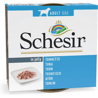 Produktbild von Schesir Katzen Nassfutter Thunfisch Adult ohne Farb- und Aromastoffe sowie Konservierungsstoffe 24 x 150 g - 24 x 150 g