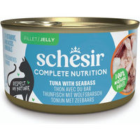 Produktbild von Schesir Katzen Nassfutter Thunfisch in Gelee für adulte Katzen 6 x 85 g glutenfrei - 6 x 85 g