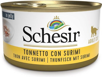 Schesir Katzen Nassfutter Thunfisch mit Stückchen in Gelee 85 g - 85 g – Bild 1 von 3
