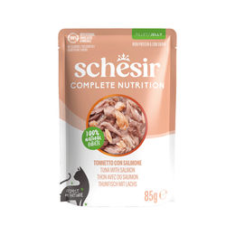 Schesir Katzen-Suppe mit Thunfisch Filets in der Dose, 12 x 85 g, ohne Farb- und Aromastoffe sowie ohne Konservierungsstoffe – Bild 1 von 3