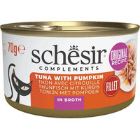 Produktbild von Schesir Katzen-Suppe Thunfisch mit Kürbis für Adult Katzen 70g - 70 g