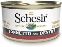 Produktbild von Schesir Katzenfutter Adult Thunfisch mit Dorade 12x85g Dose ohne Farb- und Aromastoffe