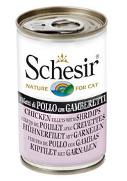 Schesir Katzenfutter Huhn mit Garnelen 140 g - 24 x 140 g – Bild 1 von 2