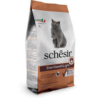 Produktbild von Schesir Katzenfutter Trockenfutter Huhn Sterilized & Light Monoprotein für sterilisierte Katzen 10 kg - 10 kg