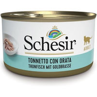 Produktbild von Schesir Katzenleckerli Thunfisch mit Goldbrasse in Gelee 85 g - 6 x 85 g