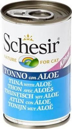 Schesir Katzennahrung Kitten Thunfisch mit Aloe in Gelee 140g - 6 x 140 g – Bild 1 von 2
