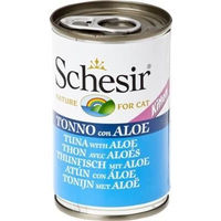 Produktbild von Schesir Katzennahrung Kitten Thunfisch mit Aloe in Gelee 140g - 6 x 140 g