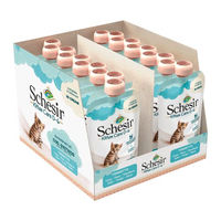 Produktbild von Schesir Kitten Feuchtnahrung Mousse mit Thunfisch 20 x 150 g