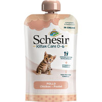 Produktbild von Schesir Kitten Mousse Creme Huhn Getreidefrei 10 x 150 g - 150 g