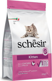 Schesir Kitten Nassfutter Huhn Monoprotein Hypoallergen 3 x 1,5 kg – Bild 1 von 1