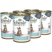 Produktbild von Schesir Kitten Nassfutter Thunfisch mit Aloe für Katzen 6x140g