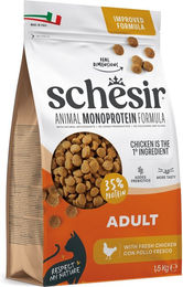 Schesir Monoprotein Katzenfutter Huhn Adult 1,5 kg – Bild 1 von 1