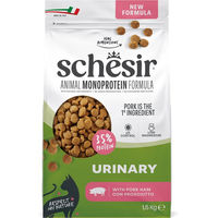 Produktbild von Schesir Monoprotein Urinary Trockenfutter mit Schinken für erwachsene Katzen 2 x 1,5 kg