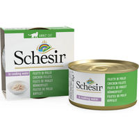 Produktbild von Schesir Natural Katzen Nassfutter Huhn Stückchen in Sauce Adult 85g - 85 g