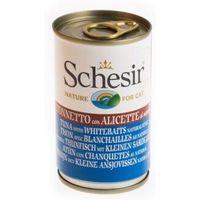 Produktbild von Schesir Natural Katzenfutter Thunfisch mit Sardinen ohne Farb- und Aromastoffe ohne Konservierungsstoffe 8x140 g