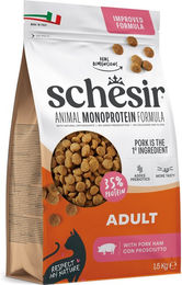 Schesir Original Nassfutter für Katzen Adult mit Schinken Monoprotein 1,5 kg – Bild 1 von 1