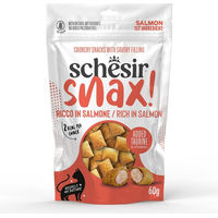 Produktbild von Schesir Snax Pillows Katzen Leckerli Lachs 3 x 60 g
