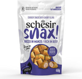 Schesir Snax Pillows Katzen Leckerli Rind 3 x 60 g – Bild 1 von 1