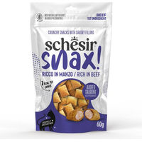 Produktbild von Schesir Snax Pillows Katzen Leckerli Rind 3 x 60 g