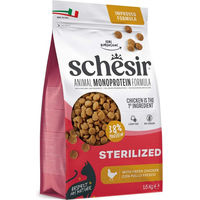Produktbild von Schesir Sterilized & Light Katzenfutter Huhn Monoprotein 1,5 kg