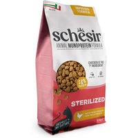 Produktbild von Schesir Sterilized & Light Katzenfutter Huhn Monoprotein zur Gewichtskontrolle 10 kg