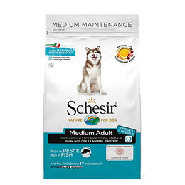 Schesir Trockenfutter für erwachsene Hunde mittlerer Größe Fisch Monoprotein Hypoallergen Kroketten 3 kg - 3 kg – Bild 1 von 3